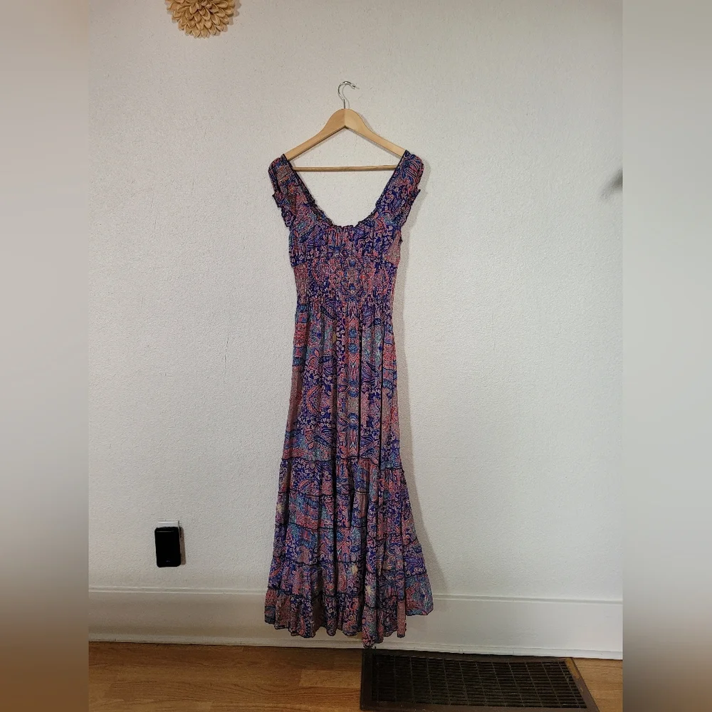Multicolor Bohemian Maxi Dress - Picture 5 of 5